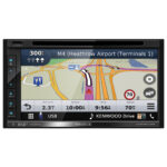 Kenwood DNX-5190DABS Double Din 6.8” WVGA Digital AV Receiver with Bluetooth & Garmin Navigation Black