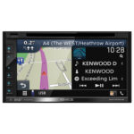 Kenwood DNX-5190DABS Double Din 6.8” WVGA Digital AV Receiver with Bluetooth & Garmin Navigation Black