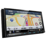 Kenwood DNX-7190DABS Double Din 7.0” WVGA Digital AV Receiver with Bluetooth & Garmin Navigation Black