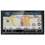 Kenwood DNX-7190DABS Double Din 7.0” WVGA Digital AV Receiver with Bluetooth & Garmin Navigation Black
