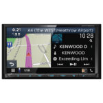 Kenwood DNX-7190DABS Double Din 7.0” WVGA Digital AV Receiver with Bluetooth & Garmin Navigation Black