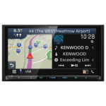 Kenwood DNX-9190DABS Double Din 6.8" XVGA Digital AV Receiver with Bluetooth & Garmin Navigation Black