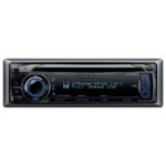 Kenwood KMR-440U Single Din MP3/WMA/AAC/CD/USB Marine Receiver with iPod control Black