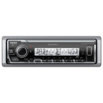 Kenwood KMR-M508DAB Single Din Amazon Alexa Ready Marine Receiver with Bluetooth & DAB+/FM Radio Black