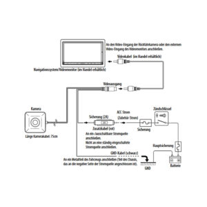 Kenwood CMOS-130 Universal Rear View Reversing Camera