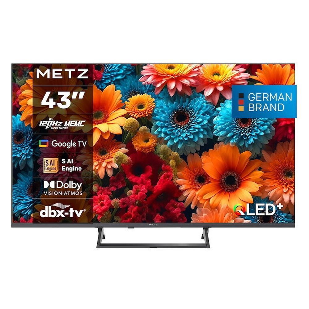 SKU1003881 Metz 43MQF7500Z 43" 4K UHD QLED Google TV F Black