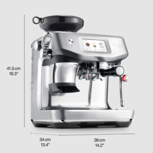 Sage SES882SST4GUK1 the Barista Touch™ Impress Been to Cup Espresso Coffee Machine with Cold Extraction Sea Salt