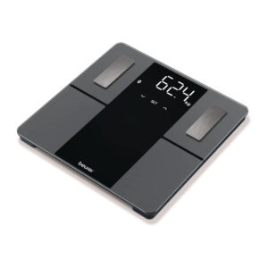 Beurer BF500 Super Black Edition Bluetooth® Diagnostic Bathroom Scale up to 180Kg Black
