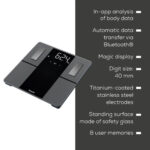 Beurer BF500 Super Black Edition Bluetooth® Diagnostic Bathroom Scale up to 180Kg Black