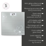 Beurer GS10 Glass Bathroom Scale up to 180Kg Black