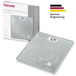 Beurer GS10 Glass Bathroom Scale up to 180Kg Black