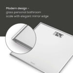 Beurer GS120 Kompakt Glass Bathroom Scale up to 150Kg White