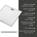 Beurer GS120 Kompakt Glass Bathroom Scale up to 150Kg White