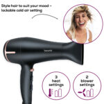Beurer HC60 Hair Dryer with ECO technology 1400W Black