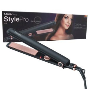 Beurer HS30 Style Pro Hair Straightener with ceramic plates Black