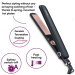 Beurer HS30 Style Pro Hair Straightener with ceramic plates Black