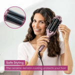 Beurer HT65 Style Pro Hair Wave Styler 4-in-1 with Keratin Ceramic coating Brown