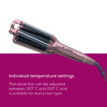 Beurer HT65 Style Pro Hair Wave Styler 4-in-1 with Keratin Ceramic coating Brown