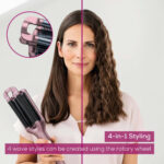 Beurer HT65 Style Pro Hair Wave Styler 4-in-1 with Keratin Ceramic coating Brown