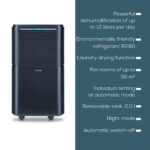 Beurer LE150 Air Dehumidifier 12L for rooms of up to 30m² Black