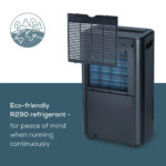 Beurer LE250 Air Dehumidifier 20L for rooms of up to 60m² Black