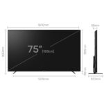 Tesla 75E645BUW Series 6 75″ 4K UHD LED Smart TV F Black