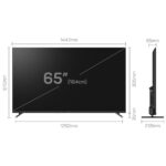 Tesla 65E645BUW Series 6 65″ 4K UHD LED Smart TV F Black