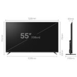 Tesla 55E645BUW Series 6 55″ 4K UHD LED Smart TV E Black