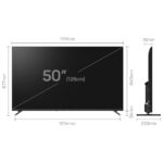 Tesla 50E645BUW Series 6 50″ 4K UHD LED Smart TV E Black