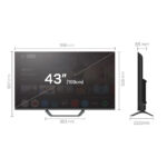 Tesla Q43E655GUS Series 6 43″ 4K UHD QLED Google TV F Grey