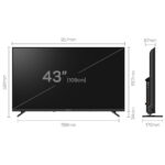 Tesla 43E645BUW Series 6 43″ 4K UHD LED Smart TV F Black