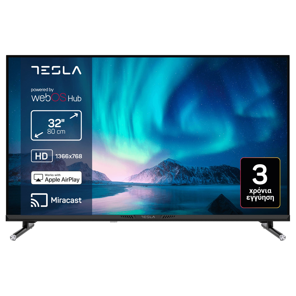 SKU1003939 Tesla 32E645BHW Series 6 32″ HD Ready LED Smart TV E Black
