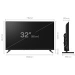 Tesla 32E645BHW Series 6 32″ HD Ready LED Smart TV E Black