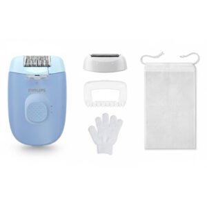 Philips BRE247/00 Series 4000 Compact Corded Epilator Blue
