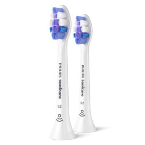 Philips HX6052/87 Sonicare Sensitive 2-pack interchangeable sonic toothbrush heads White
