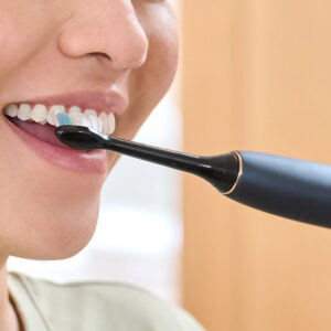 Philips HX6062/88 Sonicare Optimal White 2-pack interchangeable sonic toothbrush heads Black