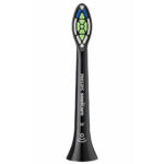 Philips HX6062/88 Sonicare Optimal White 2-pack interchangeable sonic toothbrush heads Black