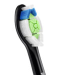 Philips HX6062/88 Sonicare Optimal White 2-pack interchangeable sonic toothbrush heads Black