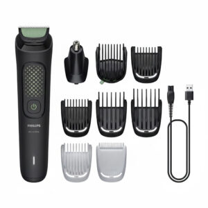 Philips MG3945/15 Series 3000 Rechargeable 9-in-1 All-in-One Multigroomer Grooming Kit Black