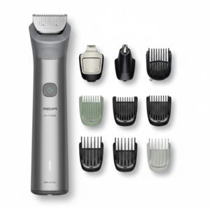 Philips MG5921/15 Series 5000 Rechargeable 10-in-1 All-in-One Multigroomer Grooming Kit Light grey