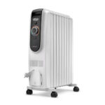 Delonghi TRD50820 Dragon 4 Oil Filled Radiator 10 Fins 2500W White