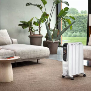 Delonghi TRD50820 Dragon 4 Oil Filled Radiator 10 Fins 2500W White