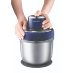 Morphy Richards 403060 Nesting Food Processor 3-in-1 storage Chopper 350W Blue