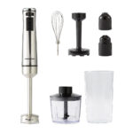 Morphy Richards 402020 HB64114S Hand Blender Set with Masher 1000W Silver