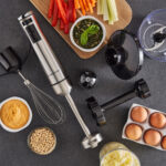 Morphy Richards 402020 HB64114S Hand Blender Set with Masher 1000W Silver