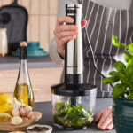 Morphy Richards 402020 HB64114S Hand Blender Set with Masher 1000W Silver