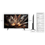 Metz NEXO 65MNH7000Z 65" 4K UHD QLED Mini LED Google TV E Black