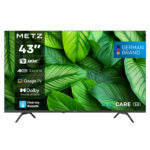 Metz 43MUF7000Z 43" 4K UHD QLED+ Google TV F Black