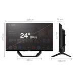 Tesla 24E655BHS Series 6 24″ HD Ready LED Google TV E Black