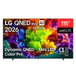 LG 115QNED93B6 QNED evo AI QNED93 2026 115″ 4K UHD Mini LED Smart TV F Black